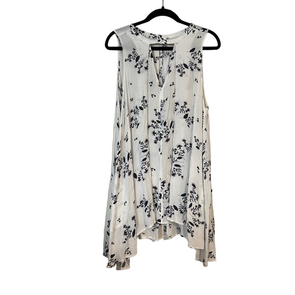 FREE PEOPLE Tree Swing Tunic Sleeveless White Size M - Picture 1 of 4